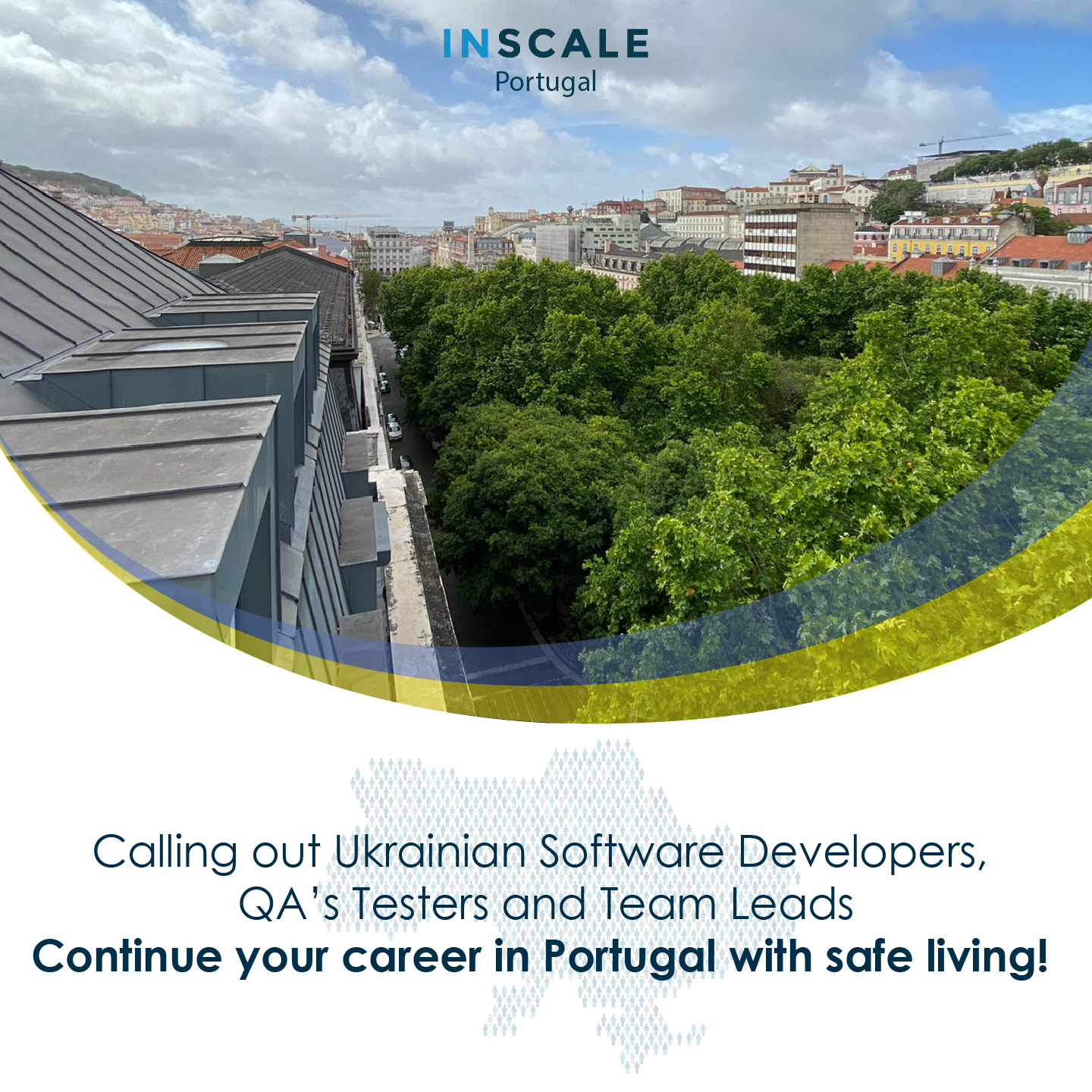 INSCALE wants to offer a helping hand, a beacon of hope for the Ukrainian refugees by helping with relocating and starting careers in Portugal.